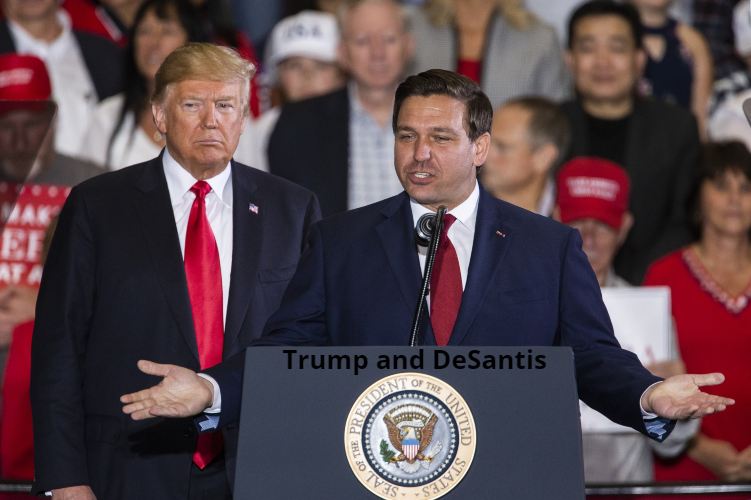 Trump and DeSantis