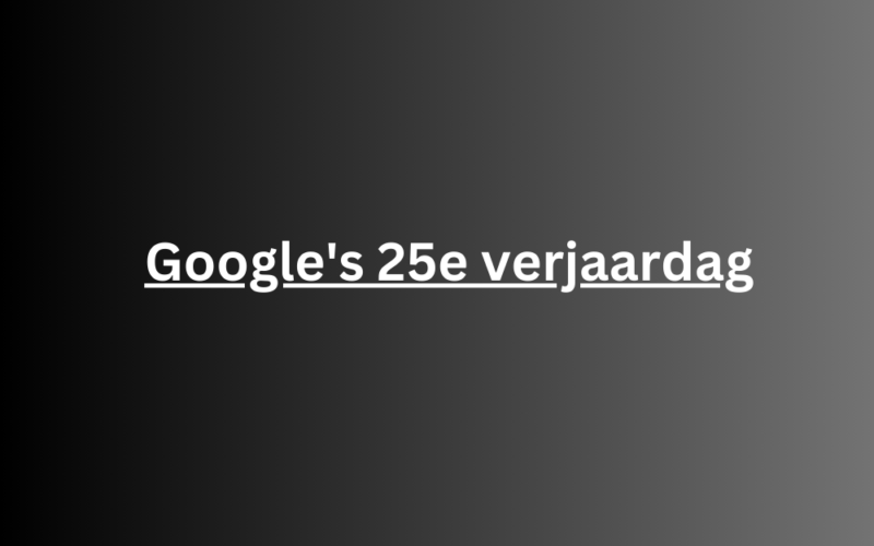 googles 25e verjaardag