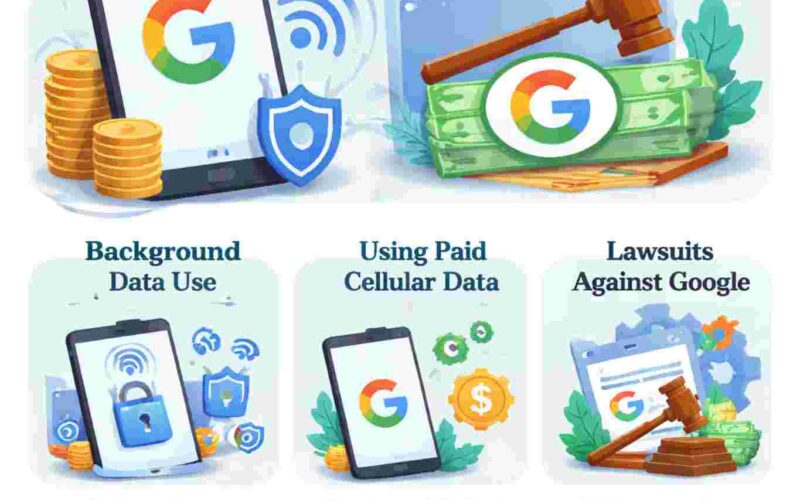 Google Android Cellular Data Lawsuit
