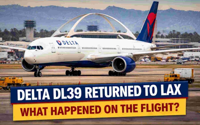 Delta DL39 Return to LAX