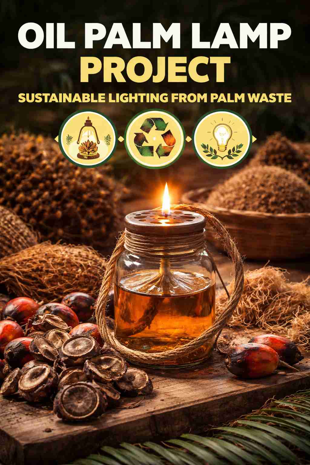 Oil Palm Lamp Project Existing: How Palm Waste Becomes Sustainable Lighting